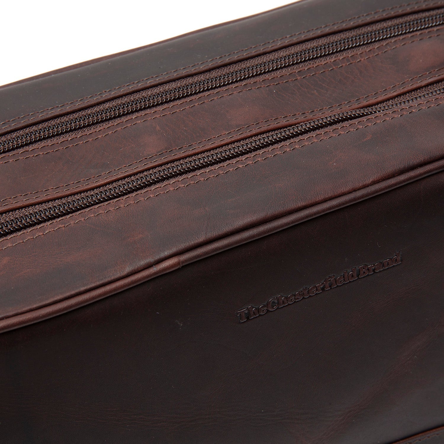 Brown Leather Toiletry Bag Stefan, product view 3
