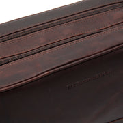 Brown Leather Toiletry Bag Stefan, product view 3