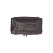 Brown Leather Toiletry Bag Trevia, detail view 3