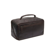 Brown Leather Toiletry Bag Trevia, detail view 4