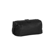 Black Leather Toiletry Bag Vince, detail view 1