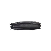 Black Leather Tote Bag Adana, detail view 1