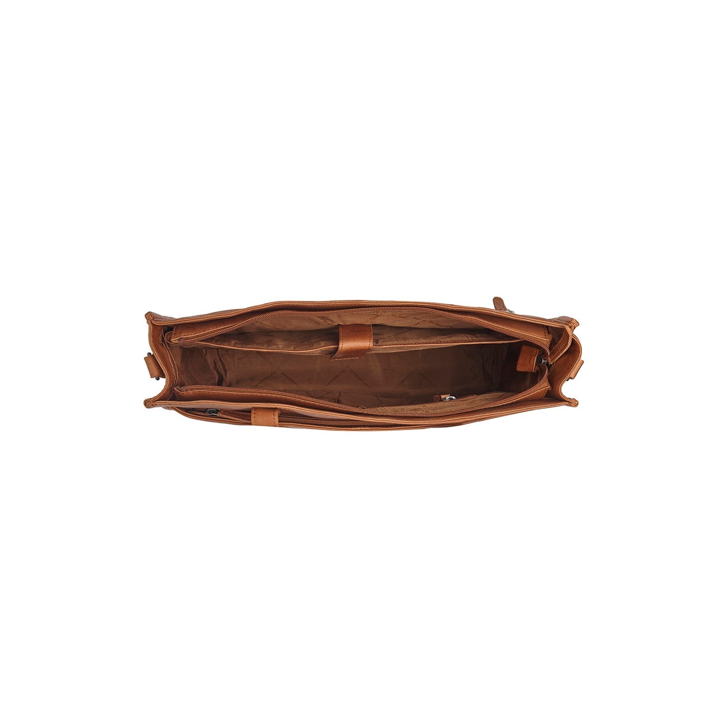 Cognac Leather Tote Bag Adana, detail view 3