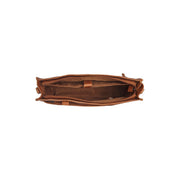 Cognac Leather Tote Bag Adana, detail view 3