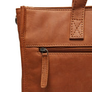 Cognac Leather Tote Bag Adana, product view 3