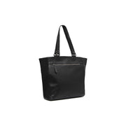 Black Leather Tote Bag Berlin, detail view 3