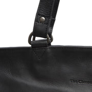 Black Leather Tote Bag Berlin, product view 3