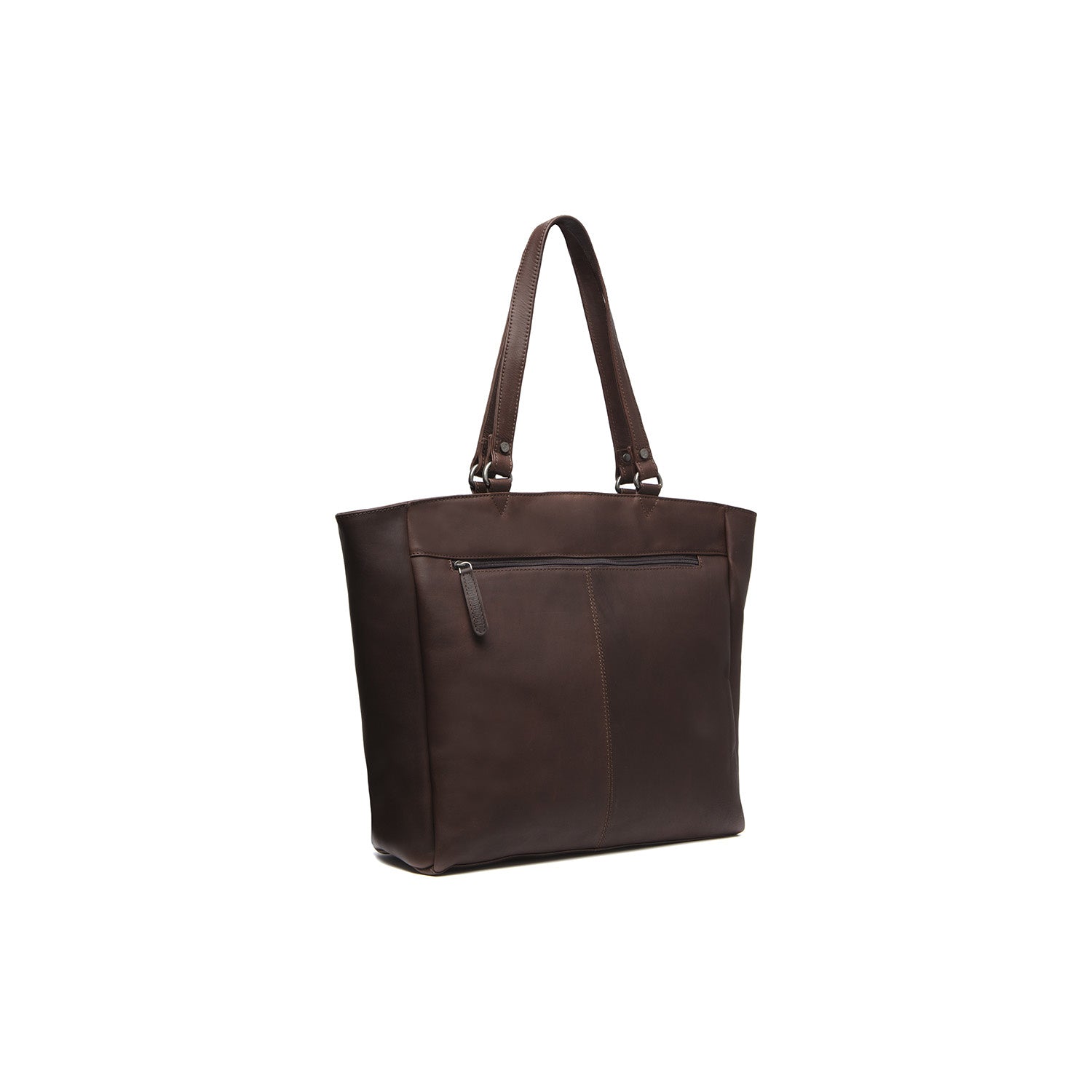 Brown Leather Tote Bag Berlin, detail view 3