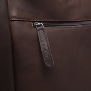 Brown Leather Tote Bag Berlin, detail view 4