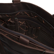 Brown Leather Tote Bag Berlin, product view 3