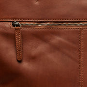Cognac Leather Tote Bag Berlin, detail view 4