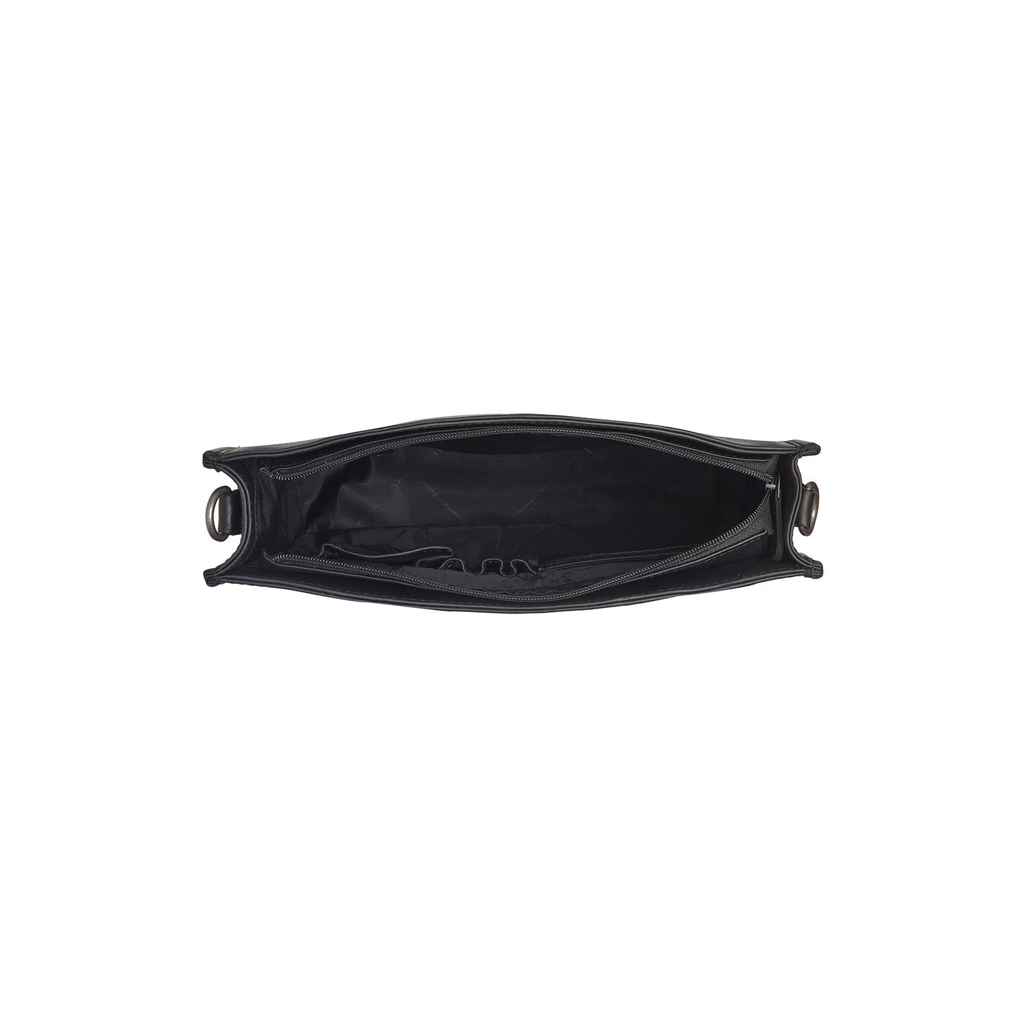 Black Leather Tote Bag Estella, detail view 3