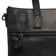 Black Leather Tote Bag Estella, product view 3