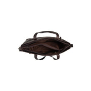 Brown Leather Tote Bag Osira, detail view 3
