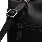 Black Leather Tote Bag Raynor, detail view 1