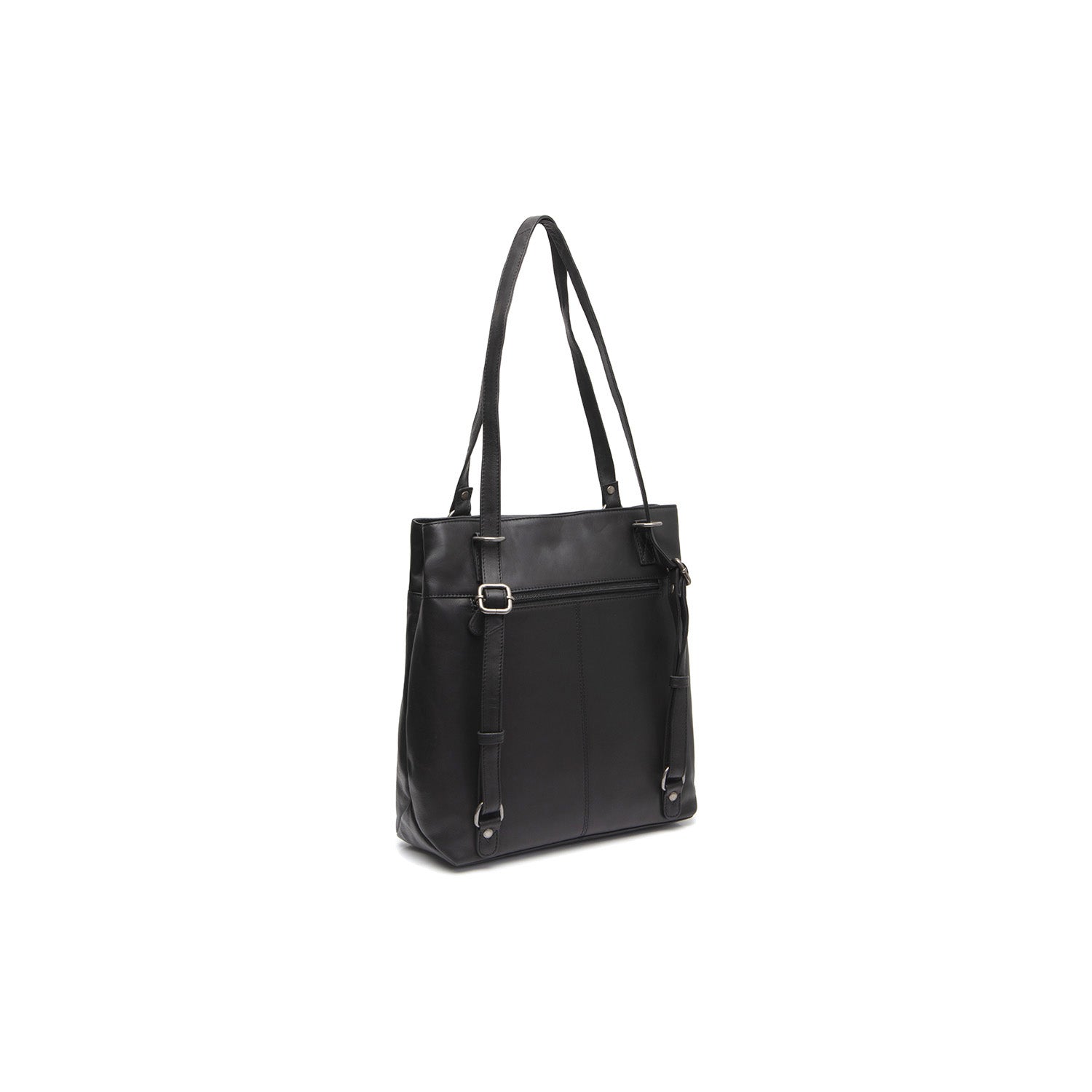 Black Leather Tote Bag Raynor, detail view 4