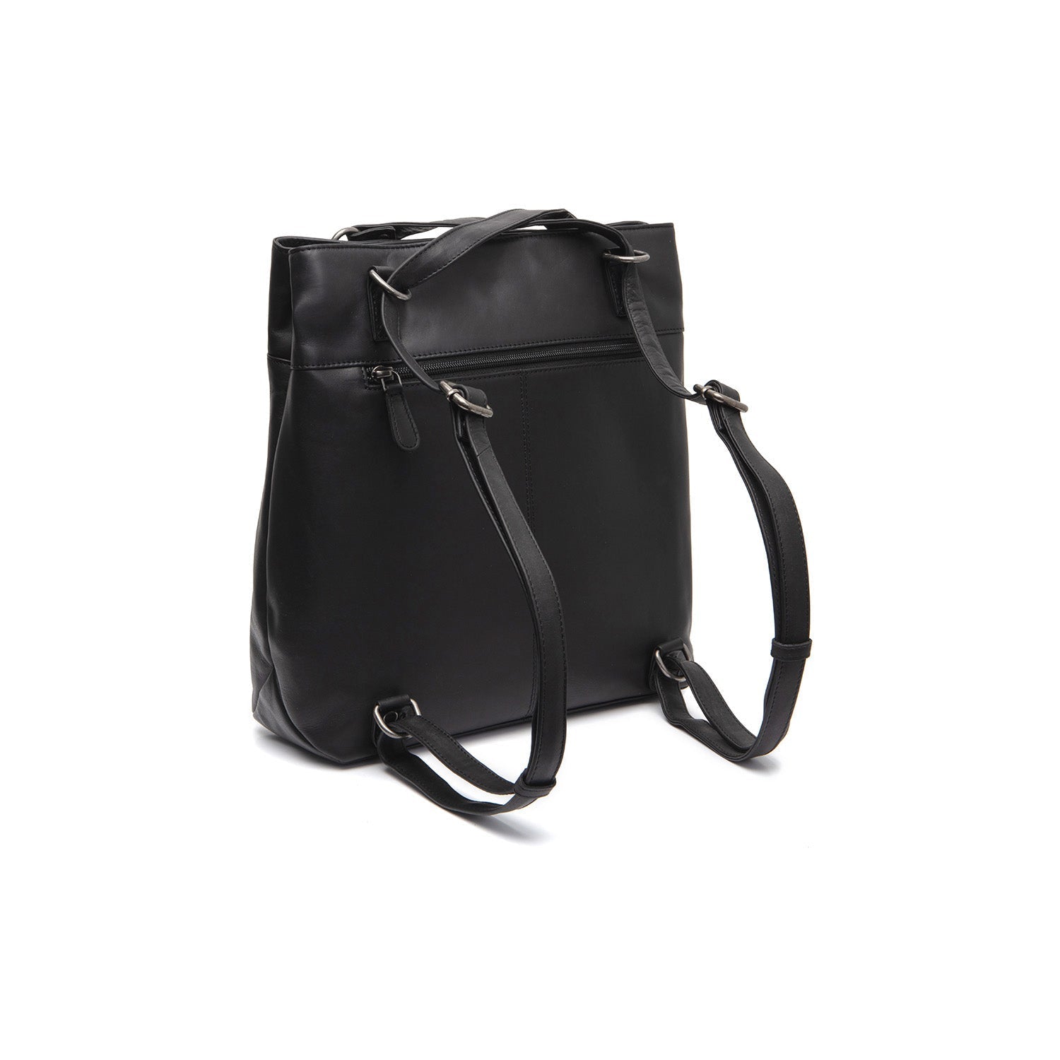 Black Leather Tote Bag Raynor, detail view 5