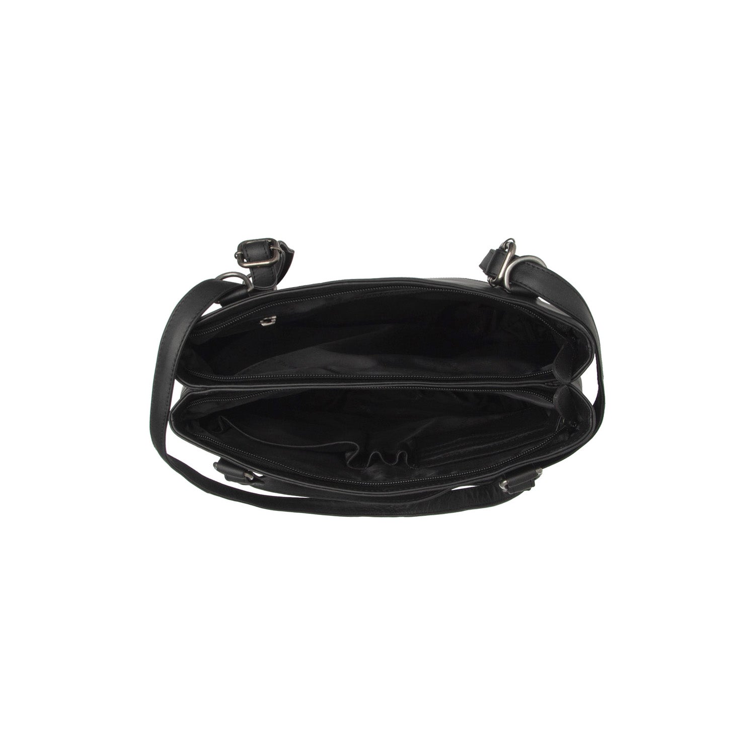 Black Leather Tote Bag Raynor, product view 3