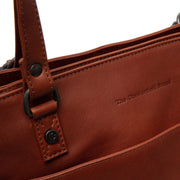 Cognac Leather Tote Bag Raynor, detail view 1
