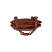 Cognac Leather Tote Bag Raynor, detail view 3