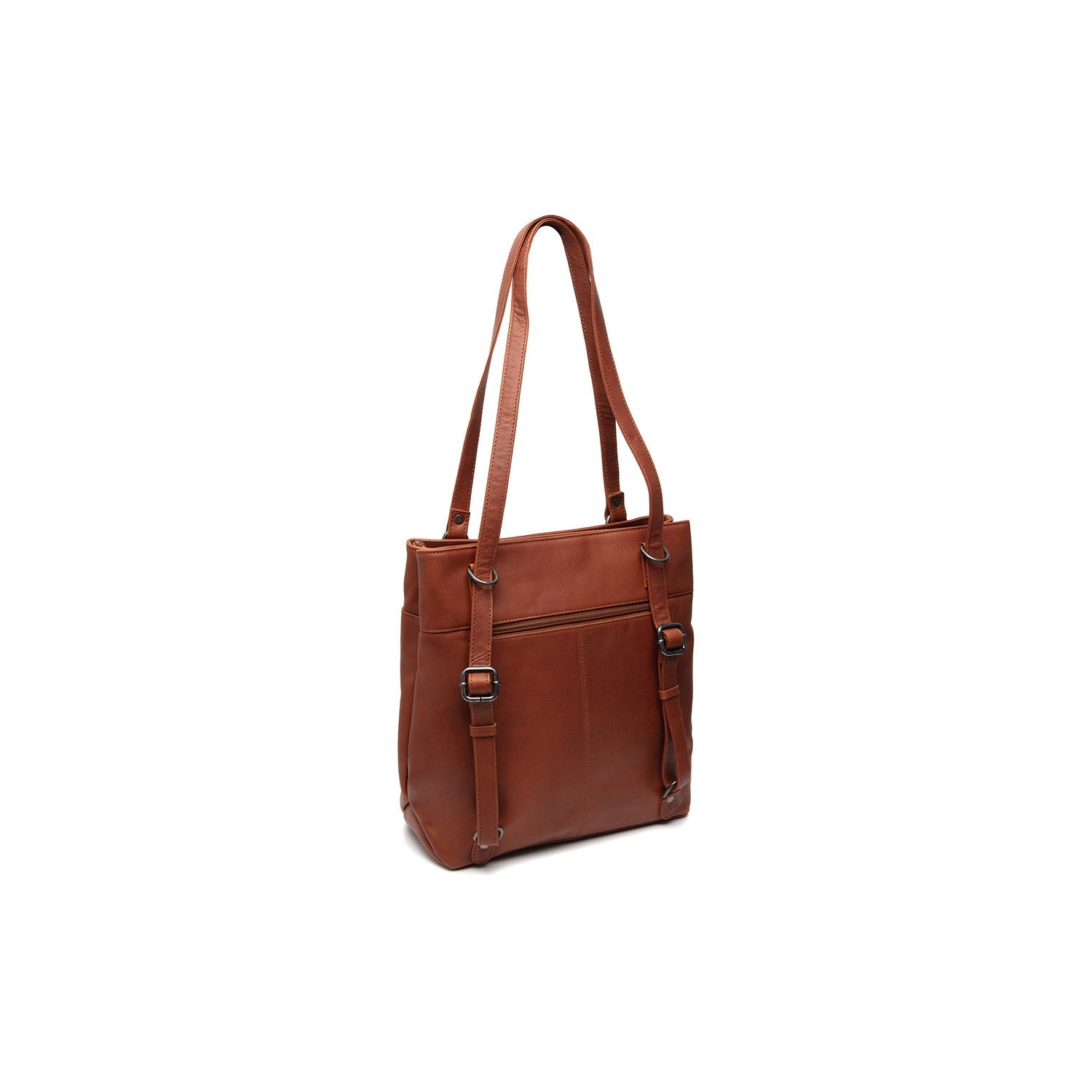 Cognac Leather Tote Bag Raynor, detail view 5