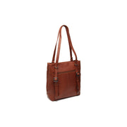 Cognac Leather Tote Bag Raynor, detail view 5