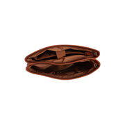 Cognac Leather Tote Bag Solvia, detail view 4