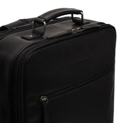 Black Leather Travel Backpack Jamaica, detail view 3