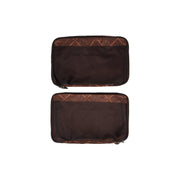 Brown Leather Travel Backpack Jamaica, detail view 8