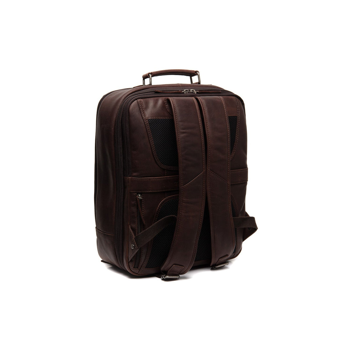 Brown Leather Travel Backpack Jamaica, detail view 9
