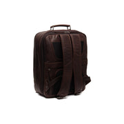 Brown Leather Travel Backpack Jamaica, detail view 9