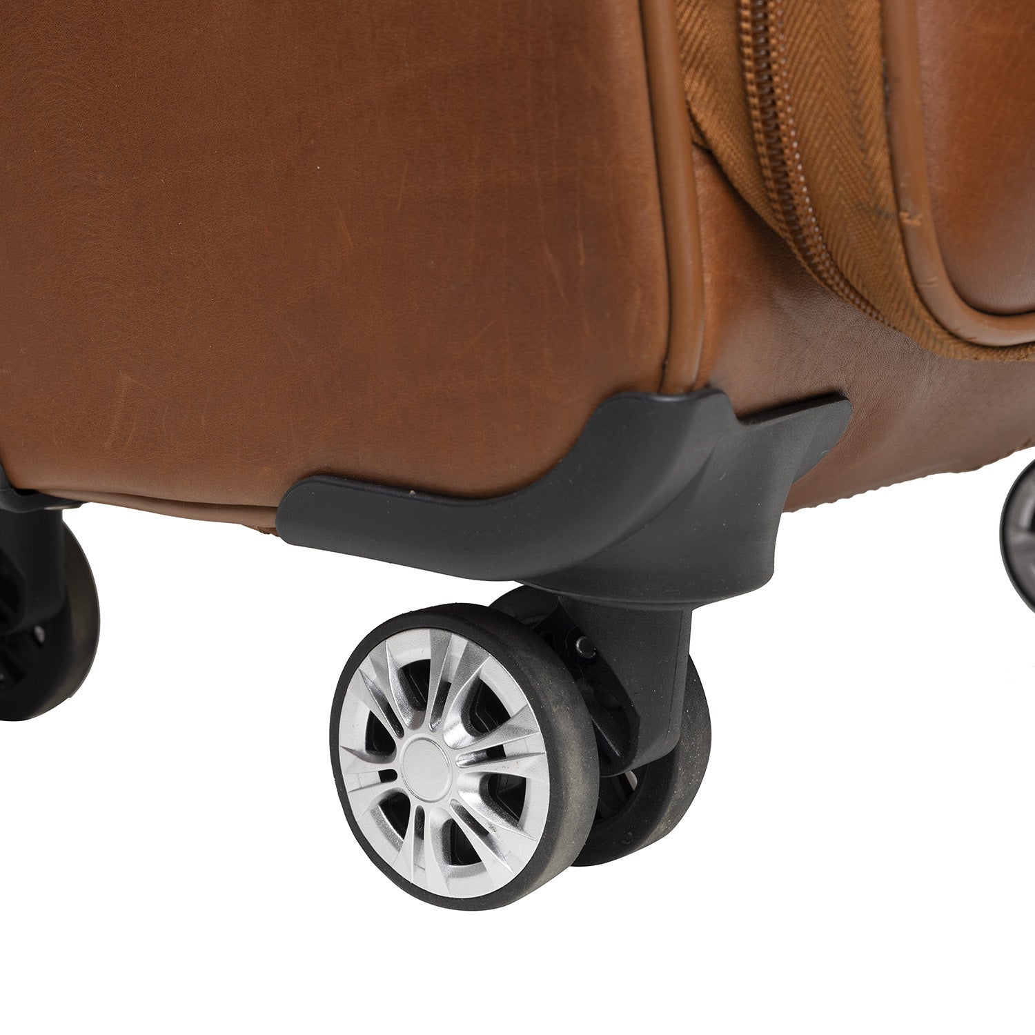 Cognac Leather Trolley Key Largo, detail view 1