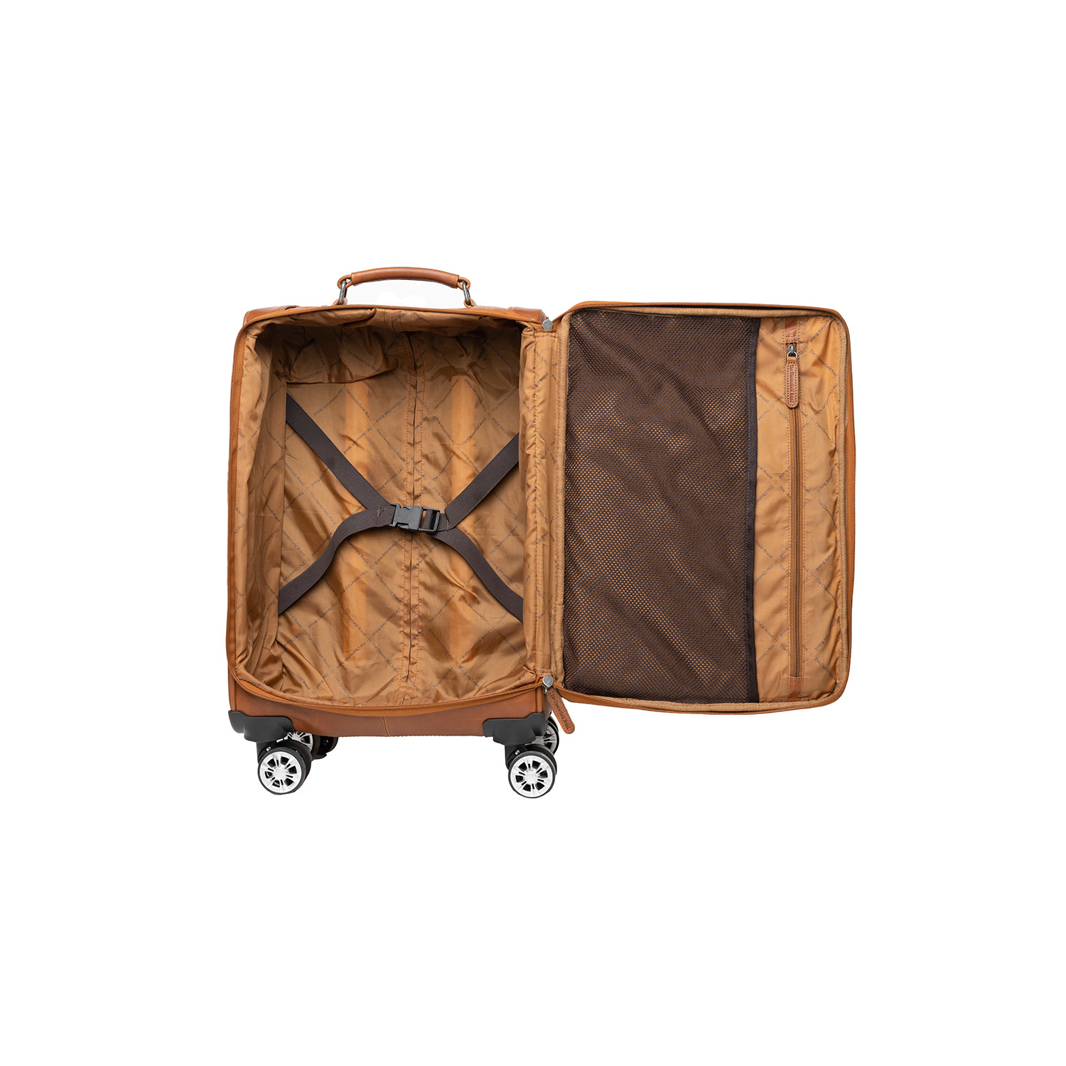 Cognac Leather Trolley Key Largo, detail view 3