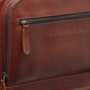 Cognac Leather Trolley San Marino, detail view 1