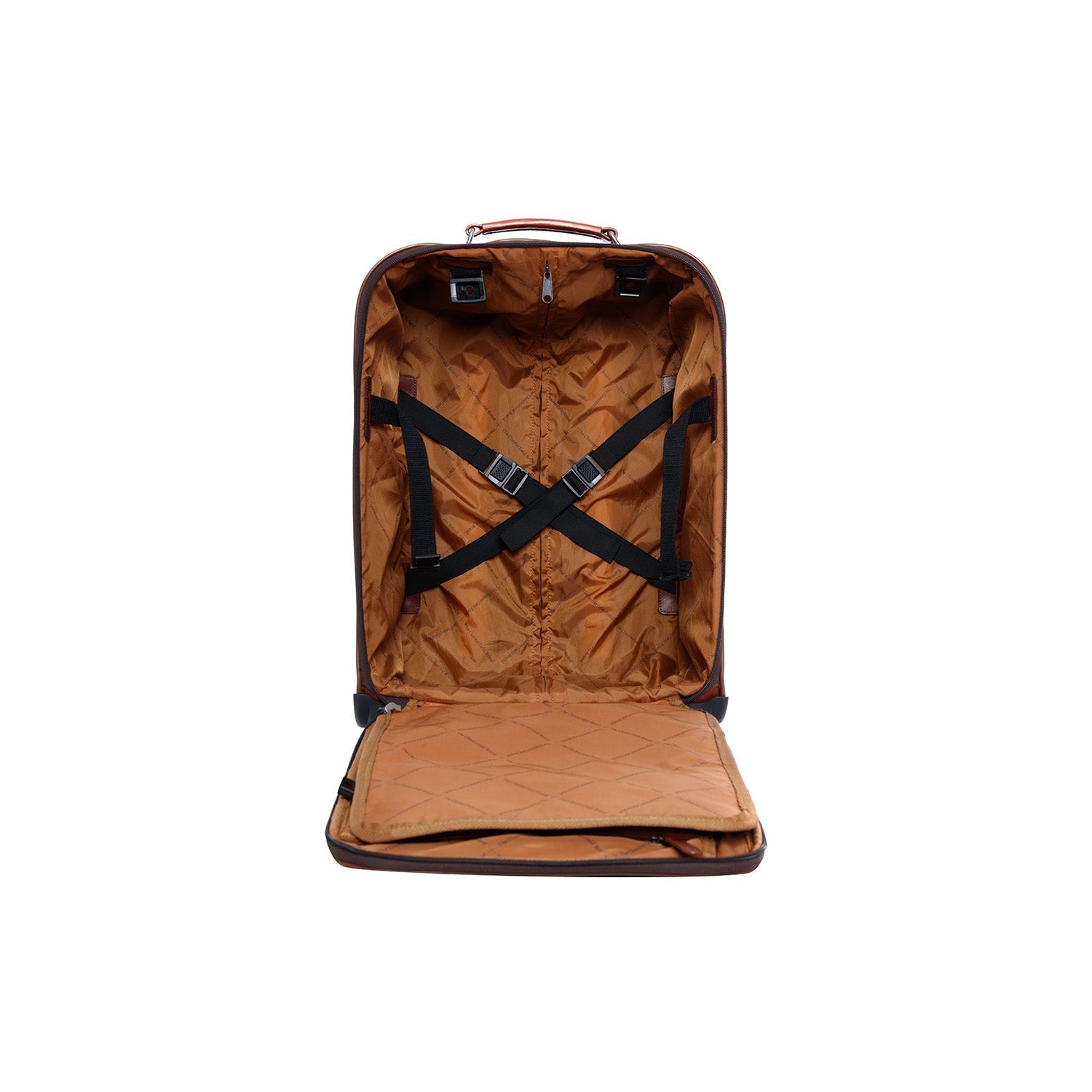 Cognac Leather Trolley San Marino, detail view 3