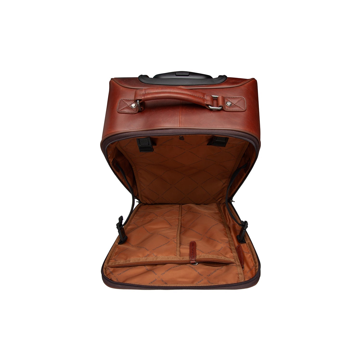 Cognac Leather Trolley San Marino, detail view 5