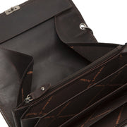 Brown Leather Waiter Wallet Bora, product view 2