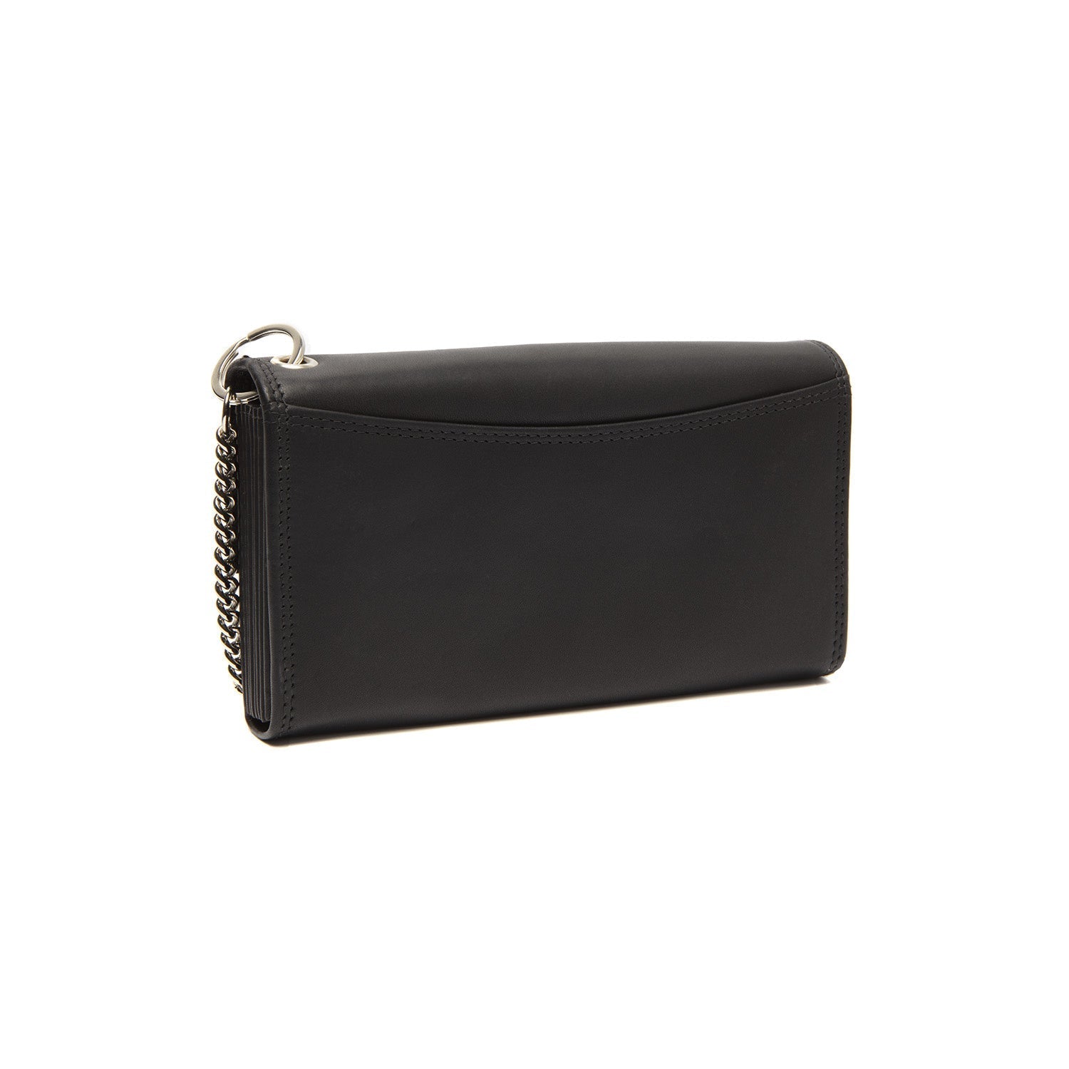 Black Leather Waiter Wallet Elba, detail view 3