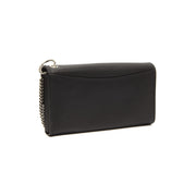 Black Leather Waiter Wallet Elba, detail view 3
