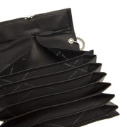 Black Leather Waiter Wallet Elba, product view 2