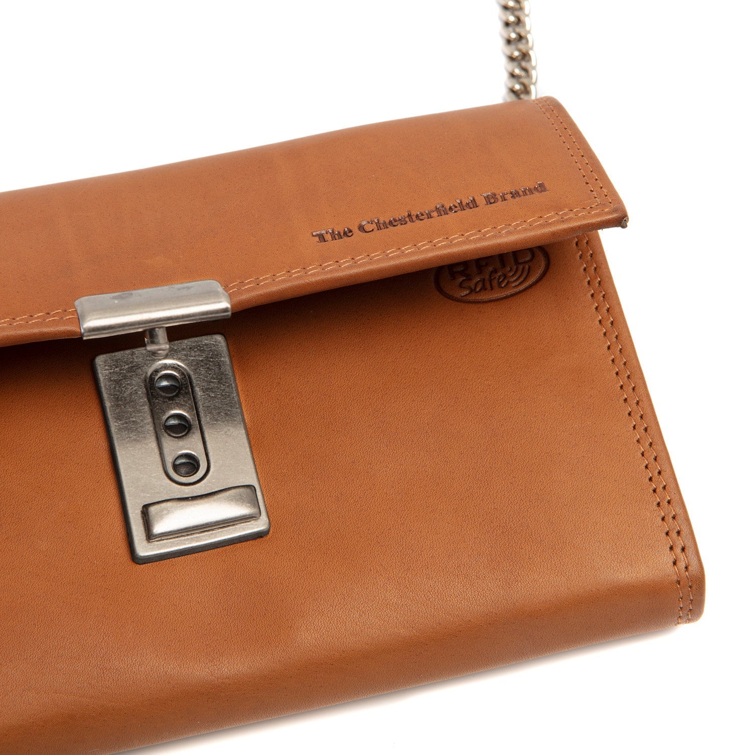 Cognac Leather Waiter Wallet Elba, detail view 4