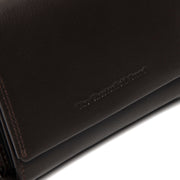 Brown Leather Wallet Aldra, detail view 1