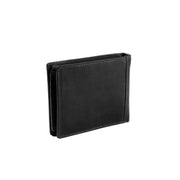 Black Leather Wallet Alvina, detail view 3