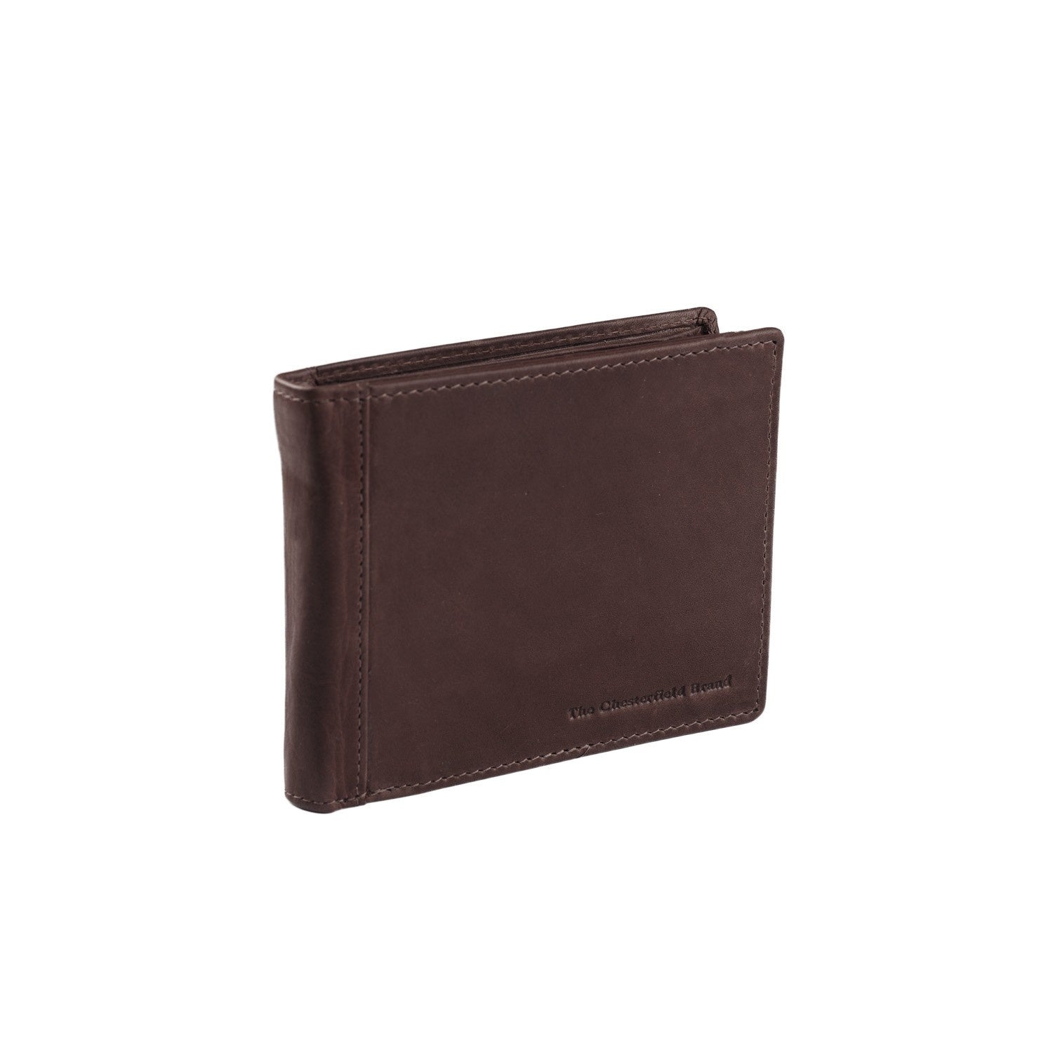 Brown Leather Wallet Alvina, front view