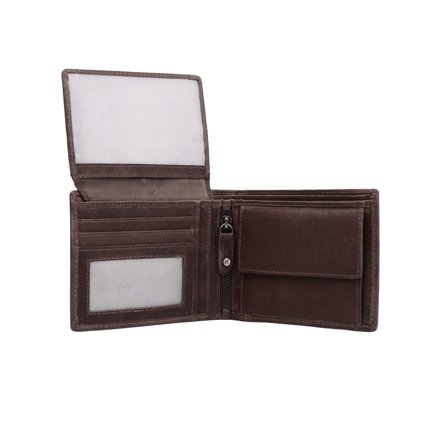 Brown Leather Wallet Alvina, product view 2