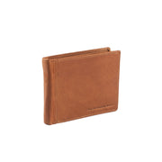 Cognac Leather Wallet Alvina, front view