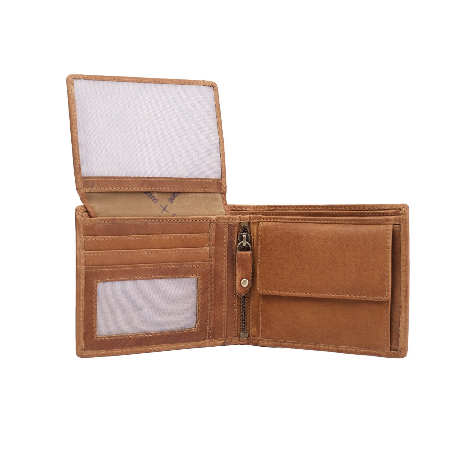 Cognac Leather Wallet Alvina, product view 2