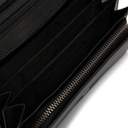Black Leather Wallet Arvento, detail view 1