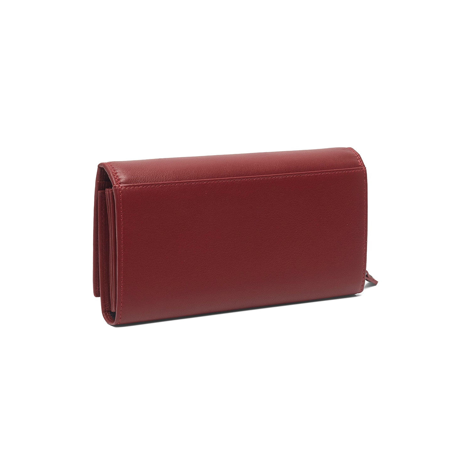 Red Leather Wallet Arvento, detail view 4