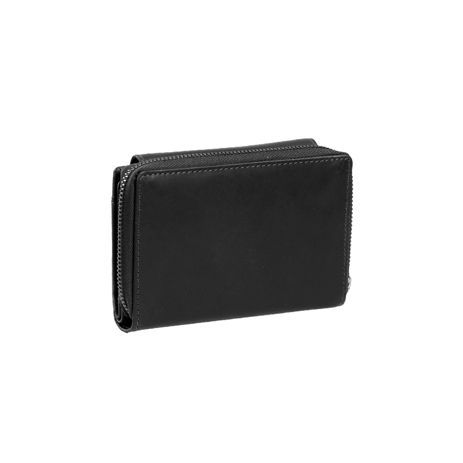 Black Leather Wallet Ascot, detail view 4